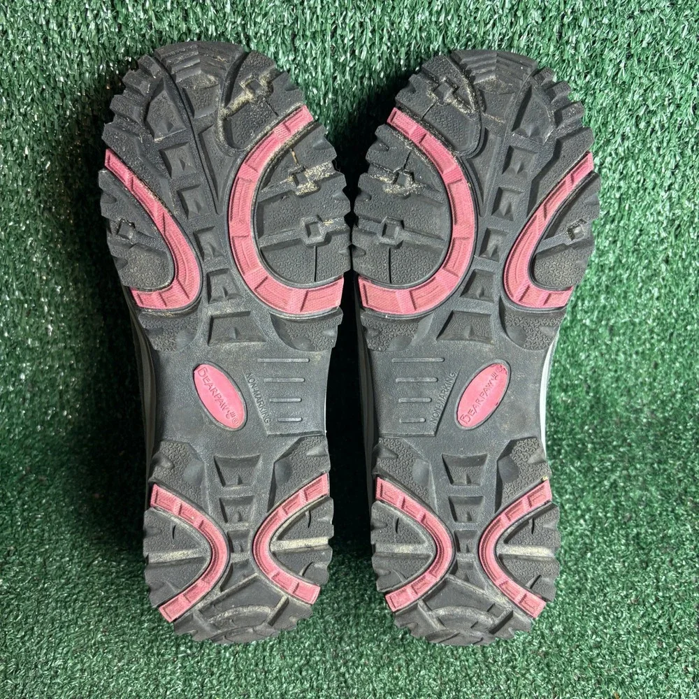 Bearpaw Juniper Lo Waterproof Hiking Trail Outdoorsy Walking Shoe Grey Women 9.5